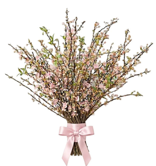Pink Prunus Bouquet - Florist London