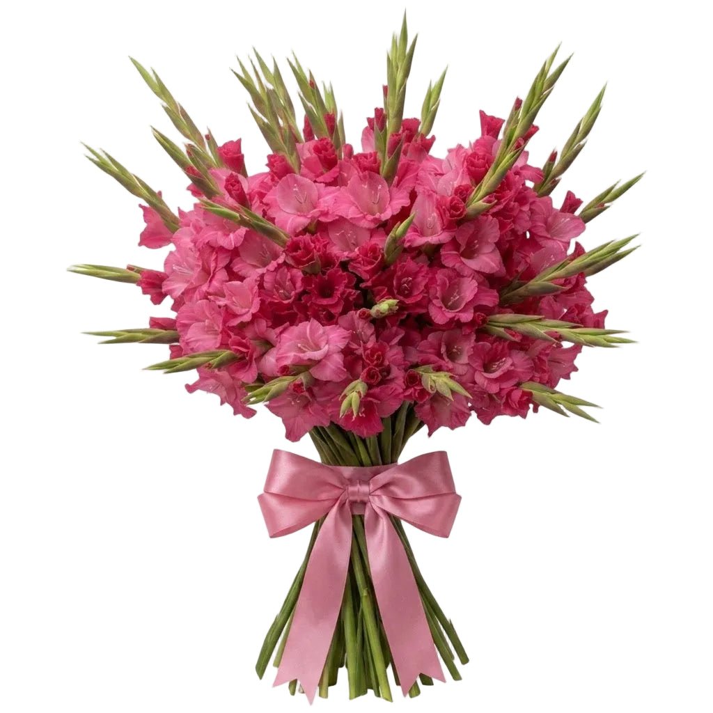 Premium Dark Pink Gladiolus Bouquet - Florist London