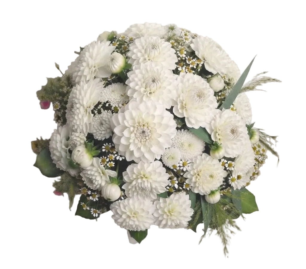 Pretty Bouquet of Dahlia with Daisy Tanacetum - Florist London