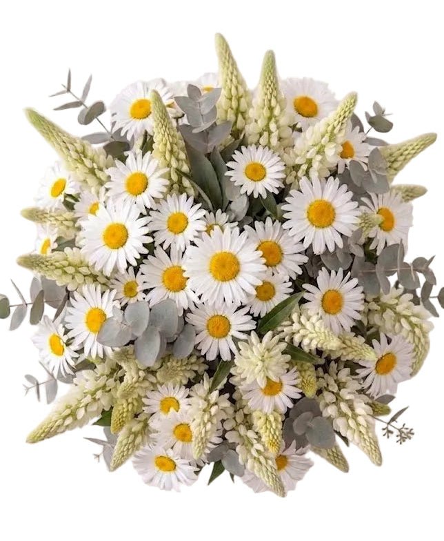 Pretty Bouquet of Daisies and Lupinus - Florist London