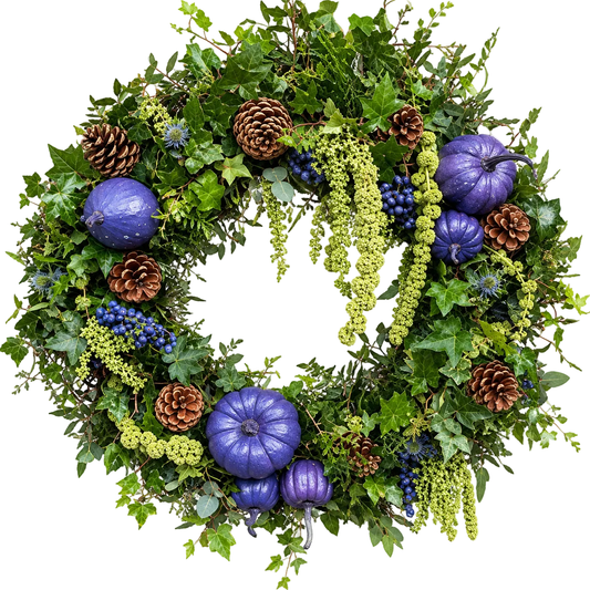 Purple Halloween Wreath - Florist London