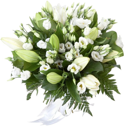 Rafined Lily Bouquet with Lisianthus - Florist London