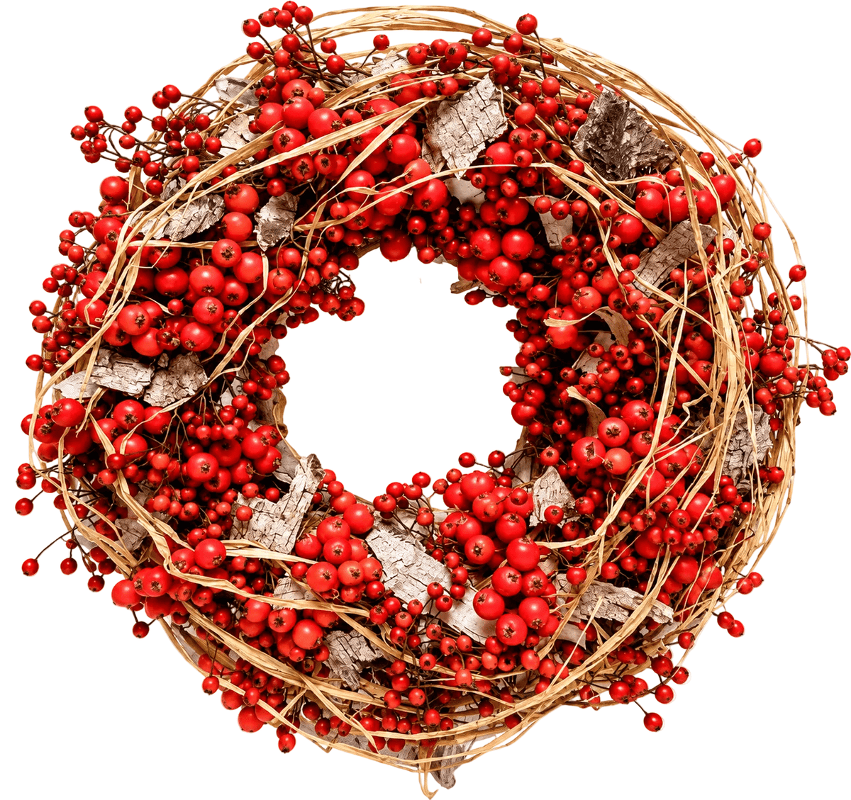 Red Berry Autumn Wreath - Florist London