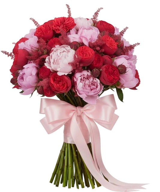 Red Delight Flower Bouquet - Florist London