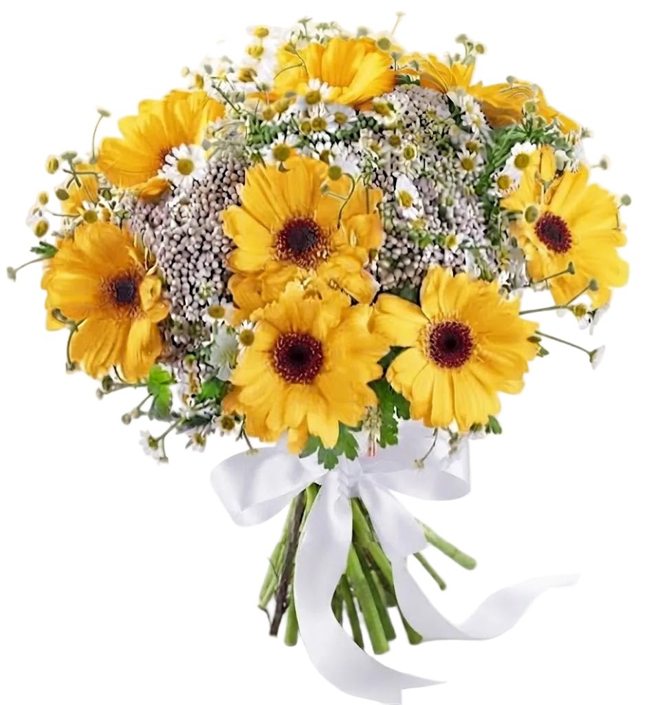 Rice Flowers and Daisy Bouquet - Florist London