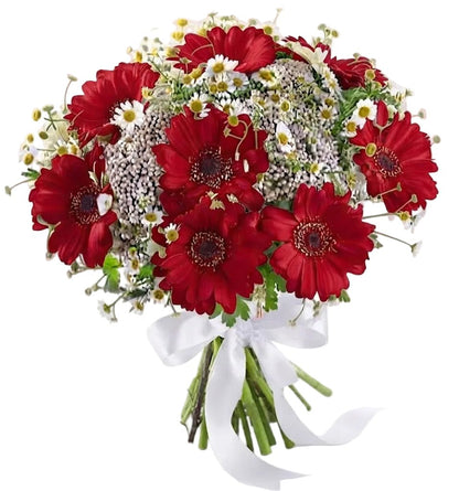 Rice Flowers and Daisy Bouquet - Florist London