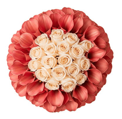 Roses and Calla Wedding Bouquet - Florist London