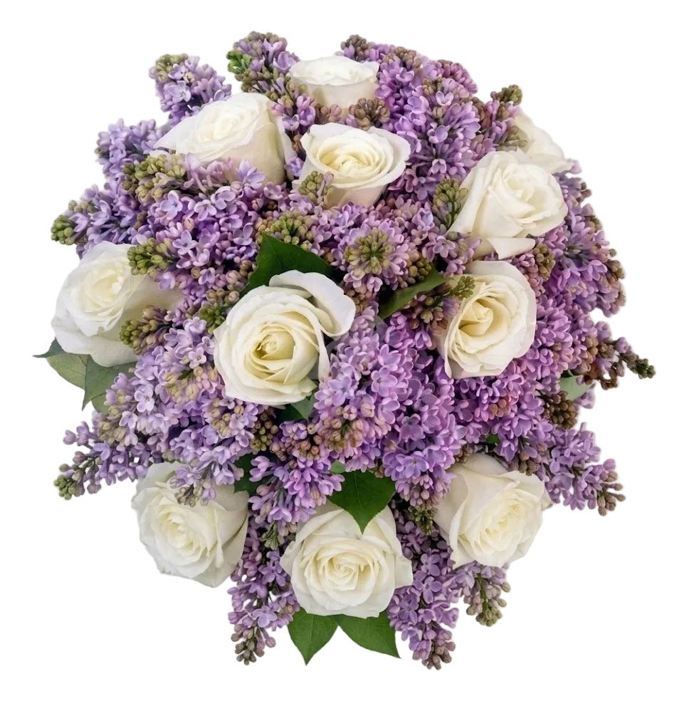 Roses and Lilac Bouquet - Florist London