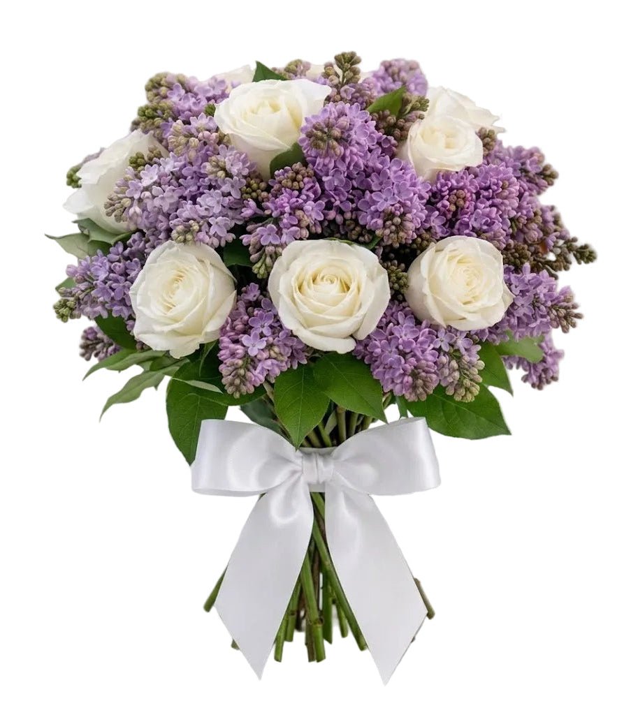 Roses and Lilac Bouquet - Florist London