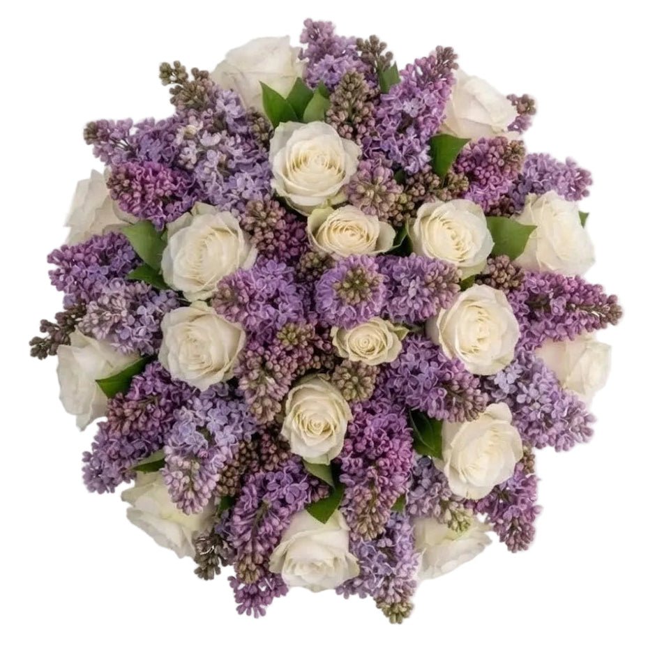 Roses and Lilac Bouquet - Florist London