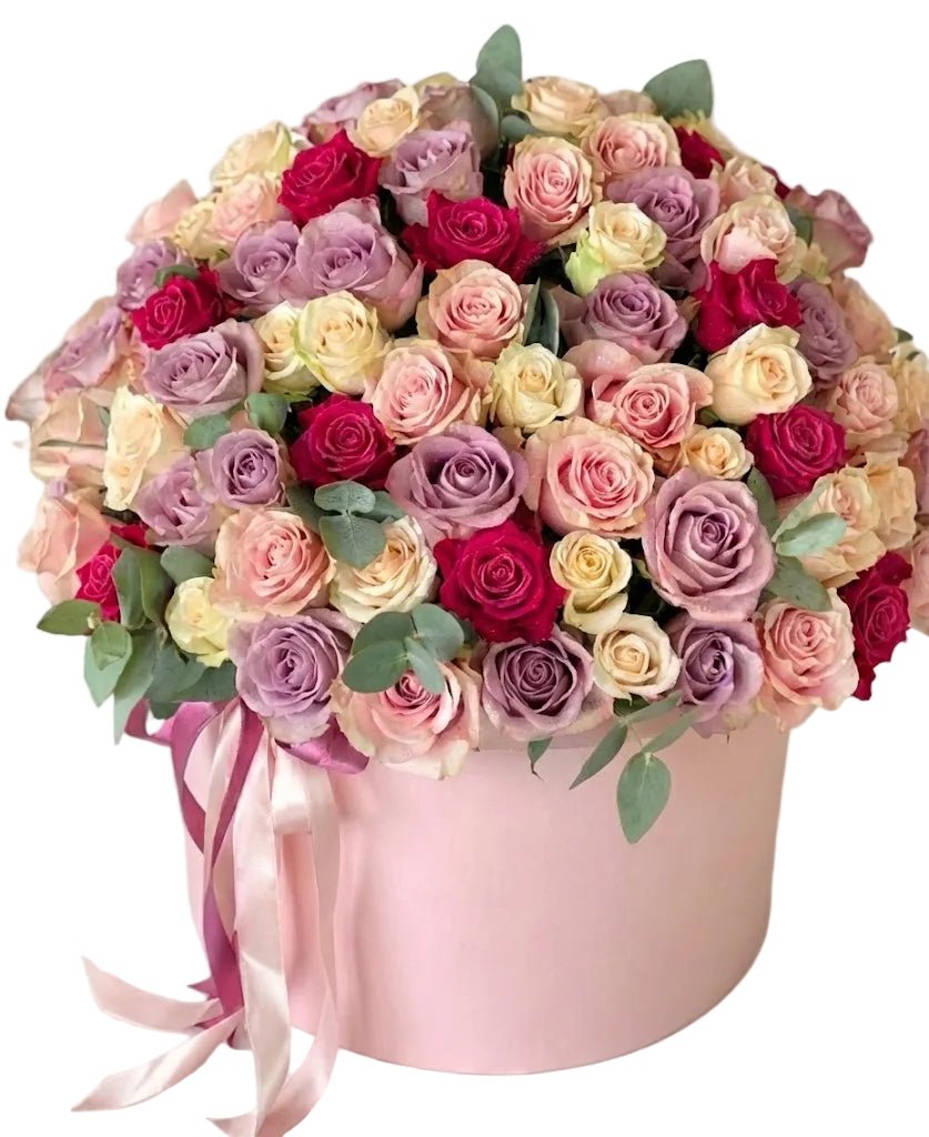 Roses Quartet Box - Florist London