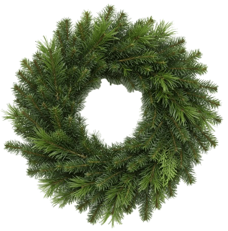 Spruce and Pine Door Wreath - Florist London