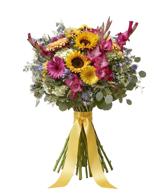 Summer Bouquet with Gladiolus - Florist London