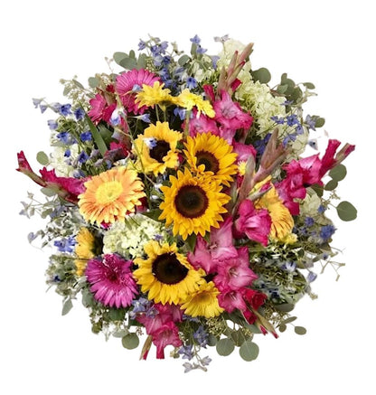 Summer Bouquet with Gladiolus - Florist London