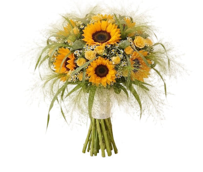 Summer Glow Wildflower Garden Bouquet - Florist London