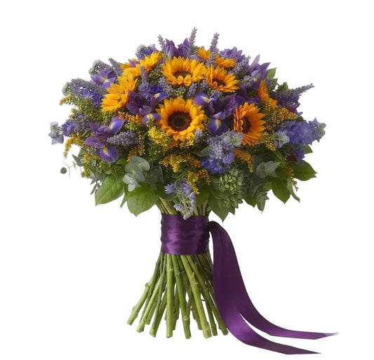 Sunflowers Boho Bouquet - Florist London