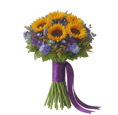 Sunflowers Boho Bouquet - Florist London