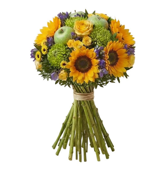 Sunflowers with Apple Bouquet - Florist London