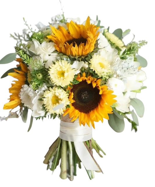 Sunflowers with Chrysanthemum Bouquet - Florist London