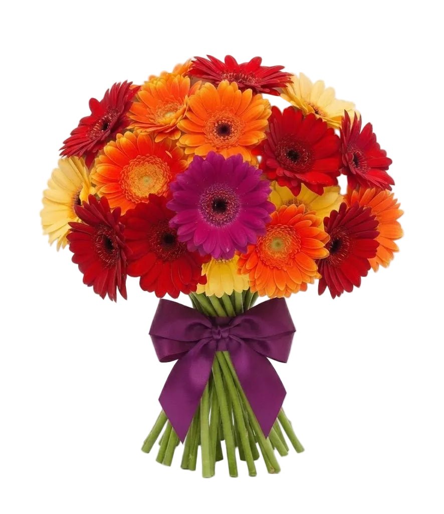 Sunny Colourful Gerbera Bouquet - Florist London