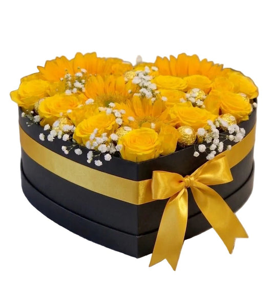 Sunny Sweet Box of Flowers - Florist London