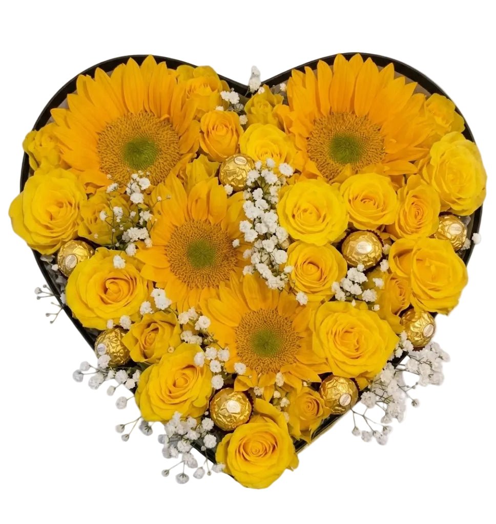 Sunny Sweet Box of Flowers - Florist London