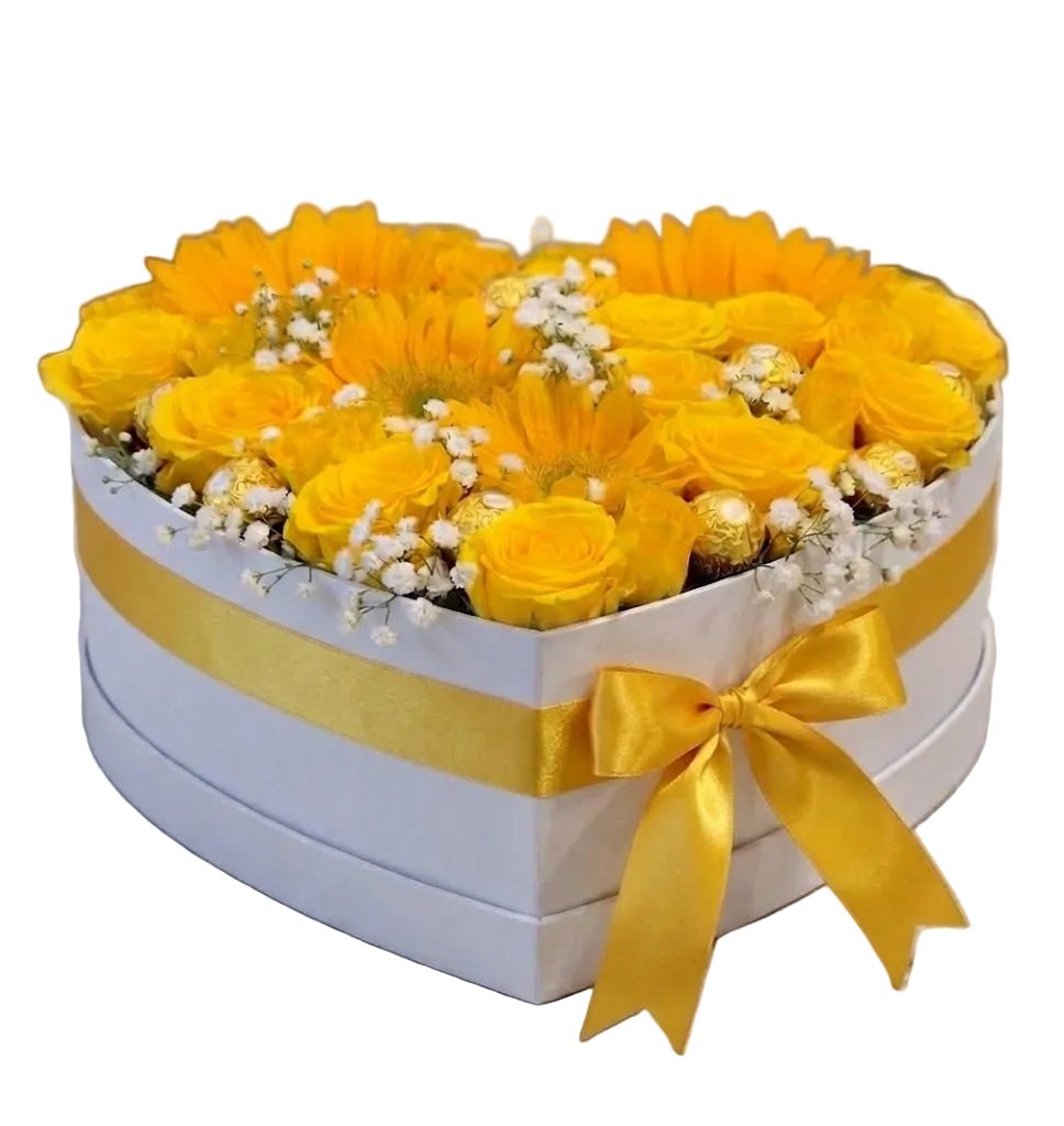Sunny Sweet Box of Flowers - Florist London