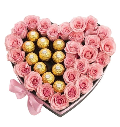 Sweet Box with Roses - Florist London