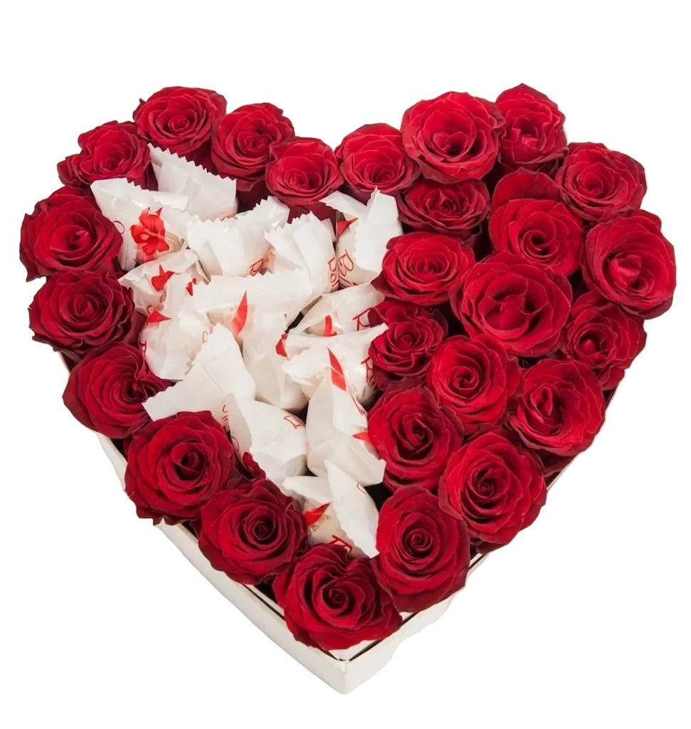 Sweet Box with Roses - Florist London