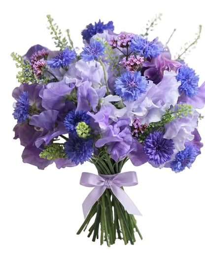 Sweet Pea and Cornflower Bouquet - Florist London