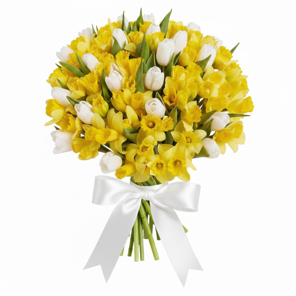 Tulips And Daffodils Bouquet - Florist London