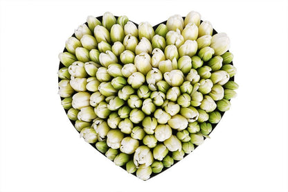 Tulips in Heart Box - Florist London