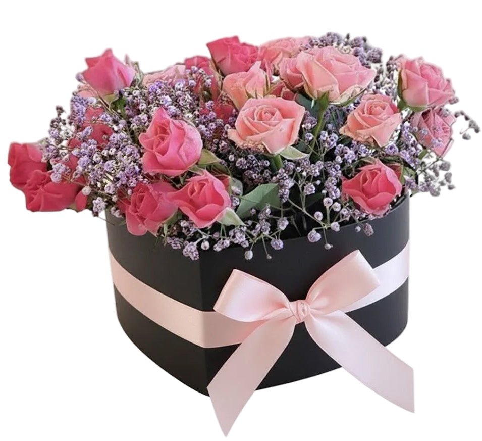 Two Tone Spray Roses Box - Florist London