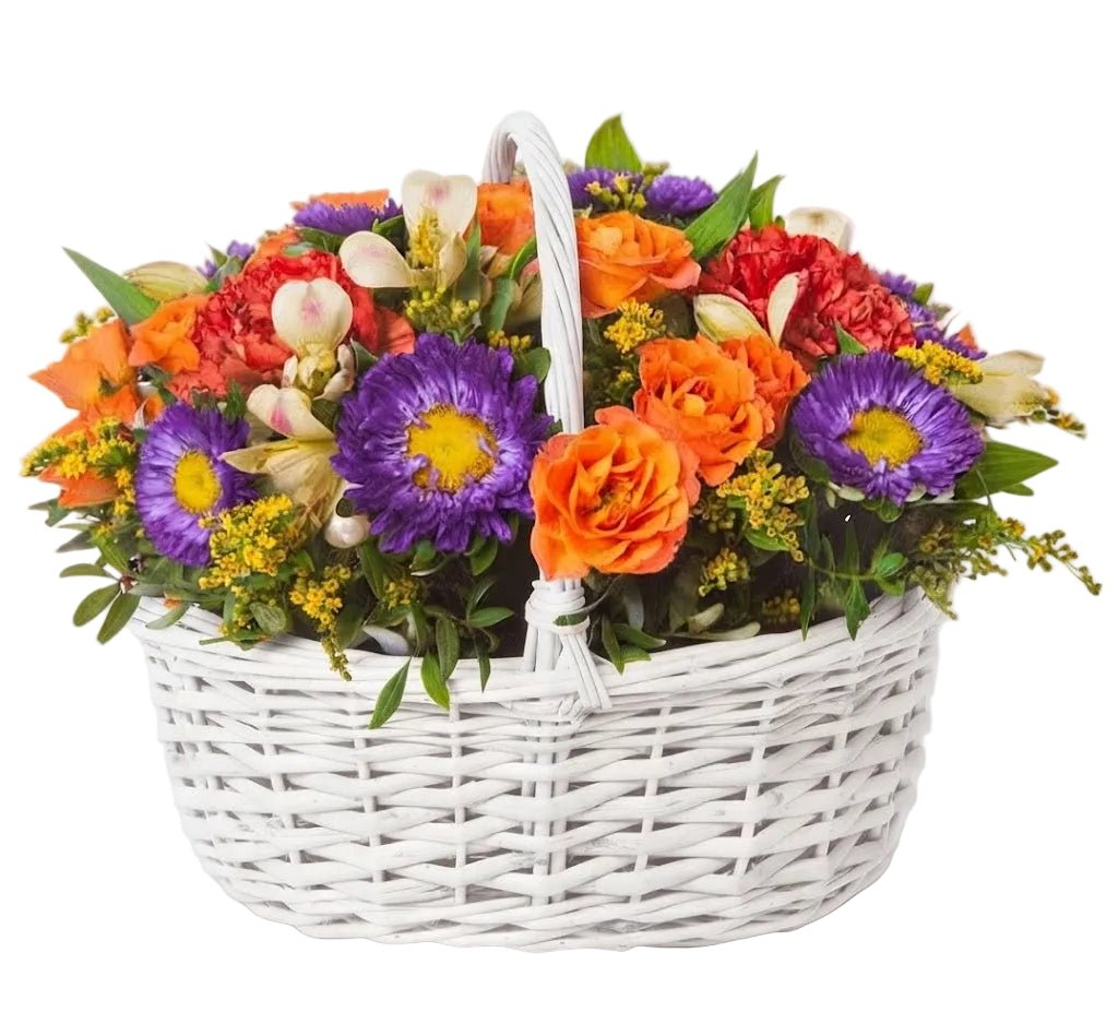 Vibrant Autumn Basket - Florist London