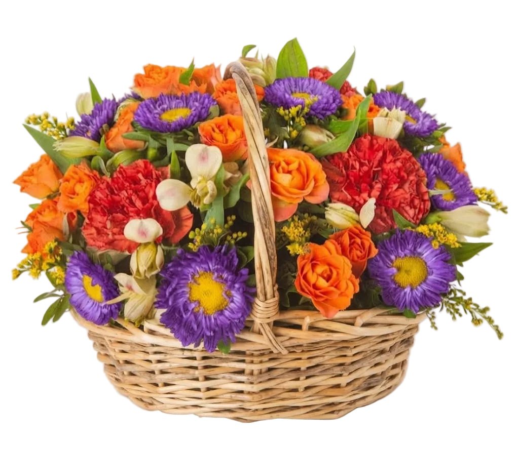 Vibrant Autumn Basket - Florist London