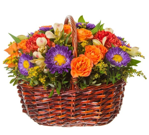 Vibrant Autumn Basket - Florist London