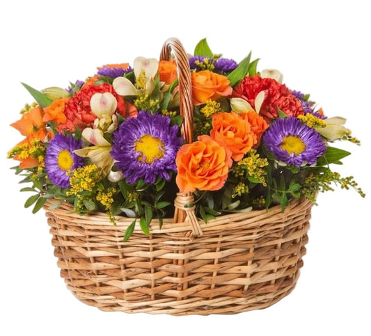 Vibrant Autumn Basket - Florist London
