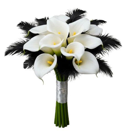 Whispers of Fire Feathers Bouquet