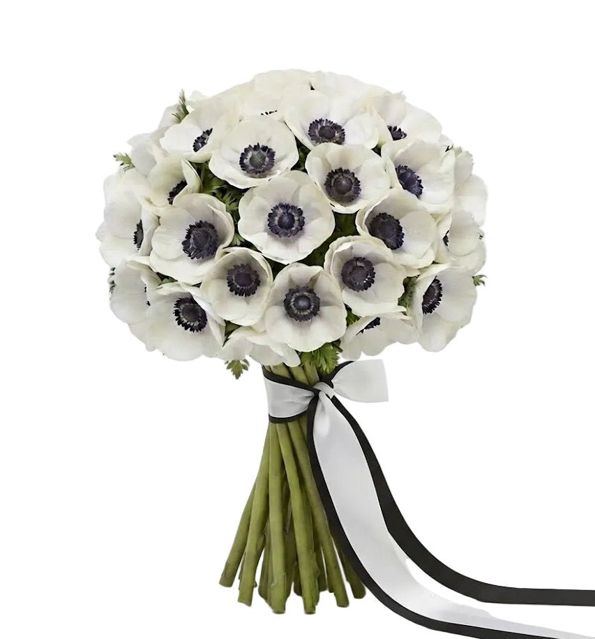 White Anemone Bouquet - Florist London