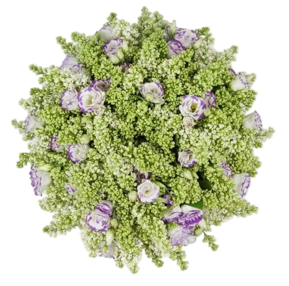 White Lilac with Lisianthus Bouquet - Florist London