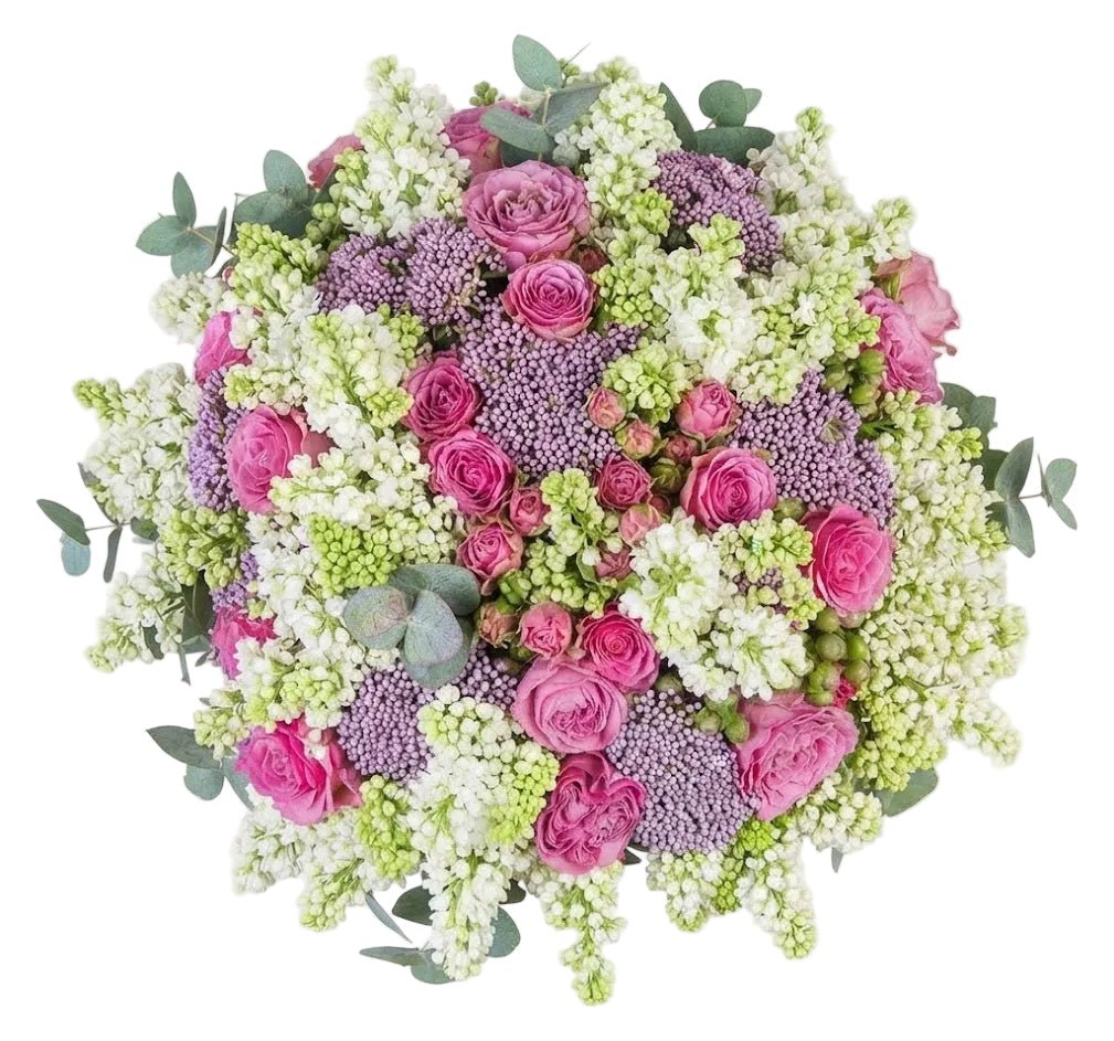 White Lilac with Roses Bouquet - Florist London