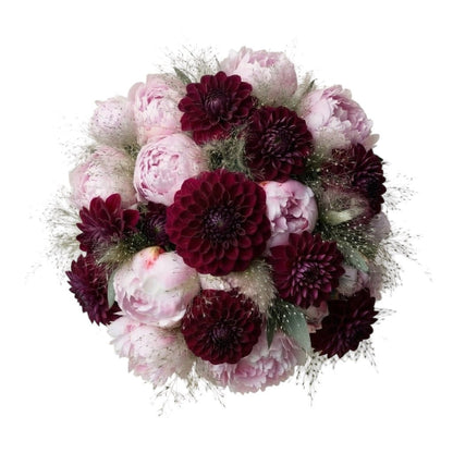 Wonderful Bouquet of Peonies and Dahlia - Florist London