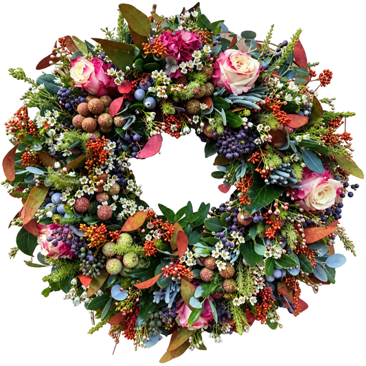 Woodland Luxury Door Wreath - Florist London