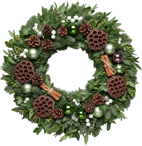 Woodland Magic Spruce Wreath - Florist London