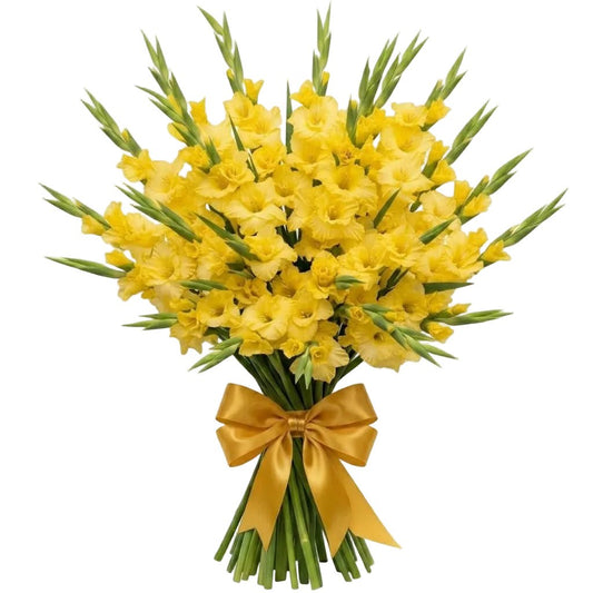 Yellow Gladiolus Bouquet - Florist London
