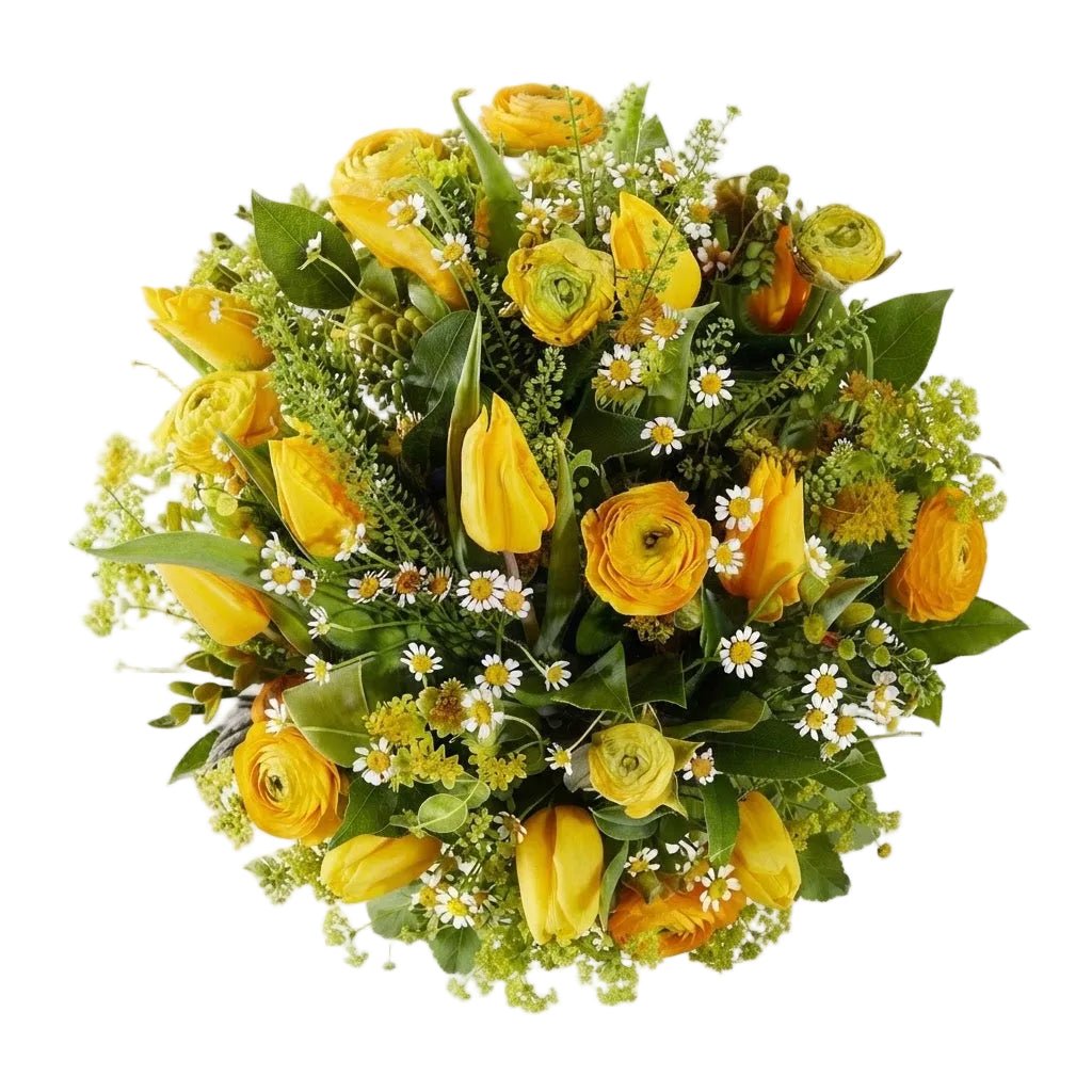 Yellow Tulips and Ranunculus Bouquet - Florist London