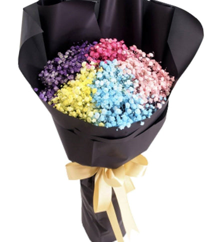 A Five Colour Gypsophila Bouquet - Florist London