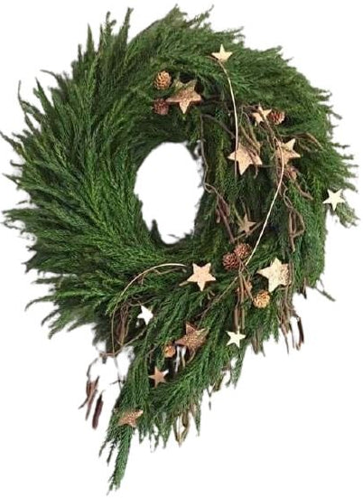 Amazing Wreath with Christmas Decoration - Florist London