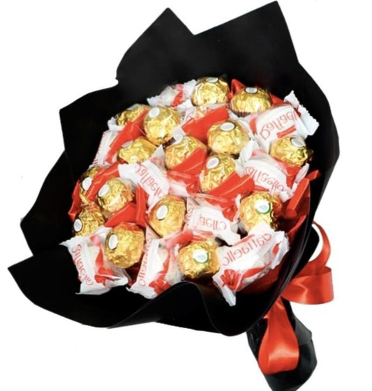 Black Bouquet of Chocolates
