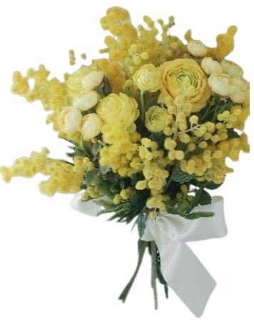 Bouquet of Mimosa and Ranunculus - Florist London